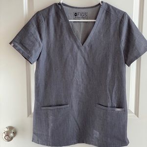 Graphite Figs Casma Top